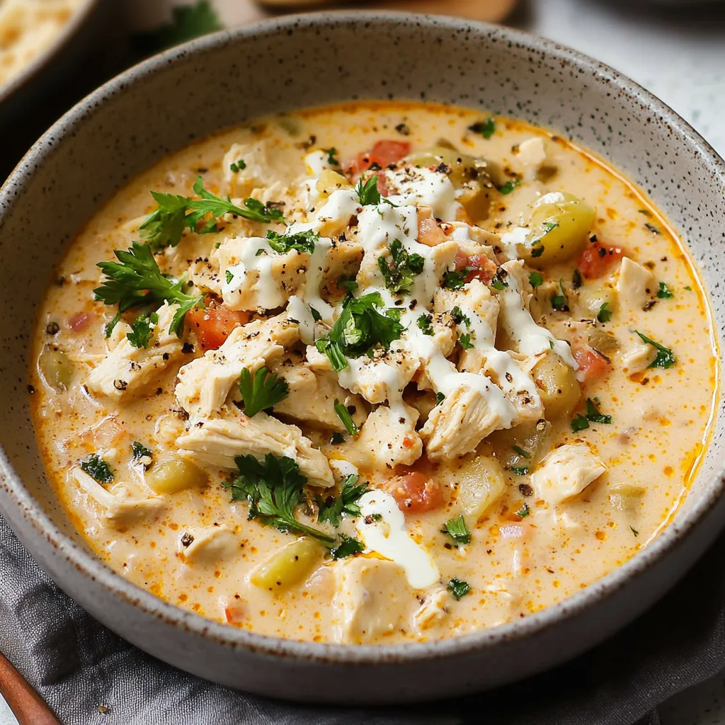 Delightful Crockpot Healthy White Chicken Chili