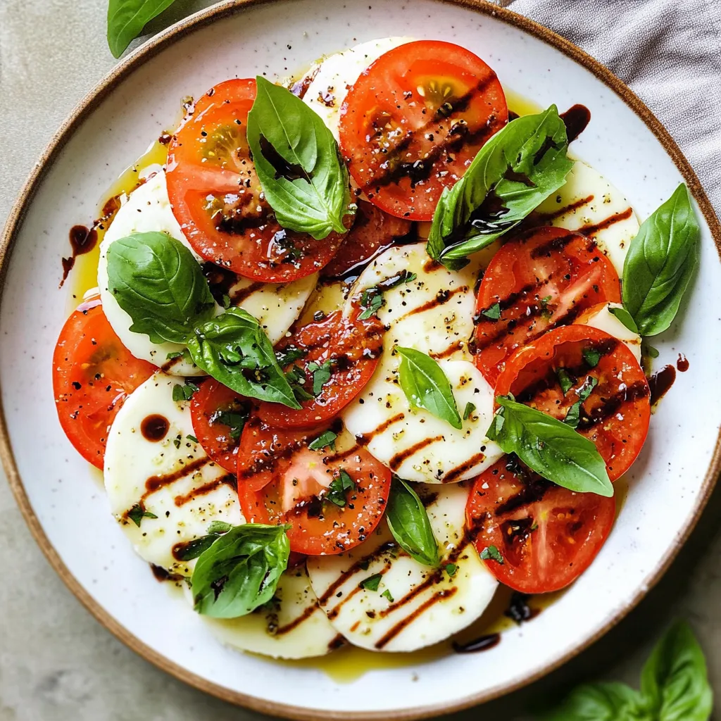Effortless Caprese Salad Flavorful