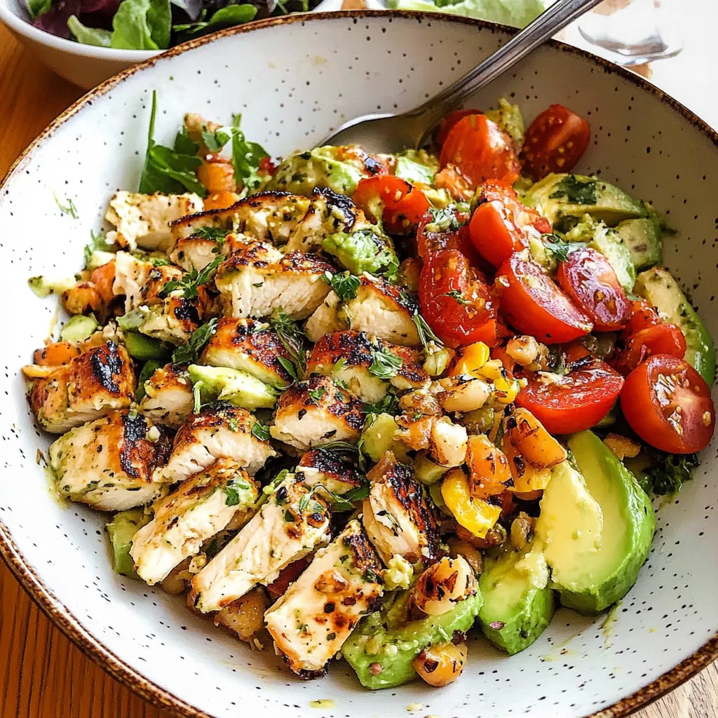 Exquisite Avocado Chicken Salad