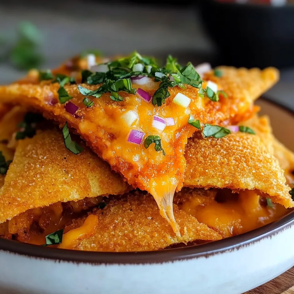 Fried Cheese Stuffed Doritos Flavorful