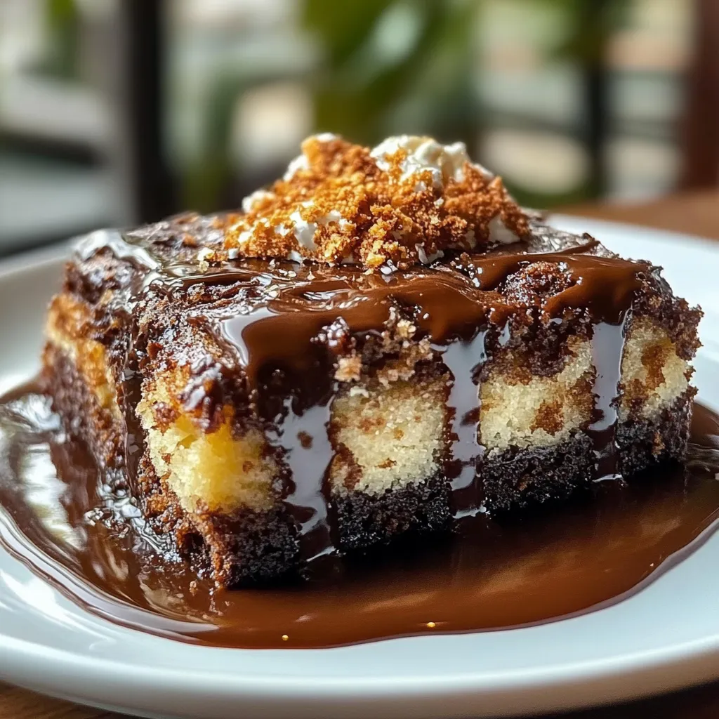 German Chocolate Dump Cake Scrumptious