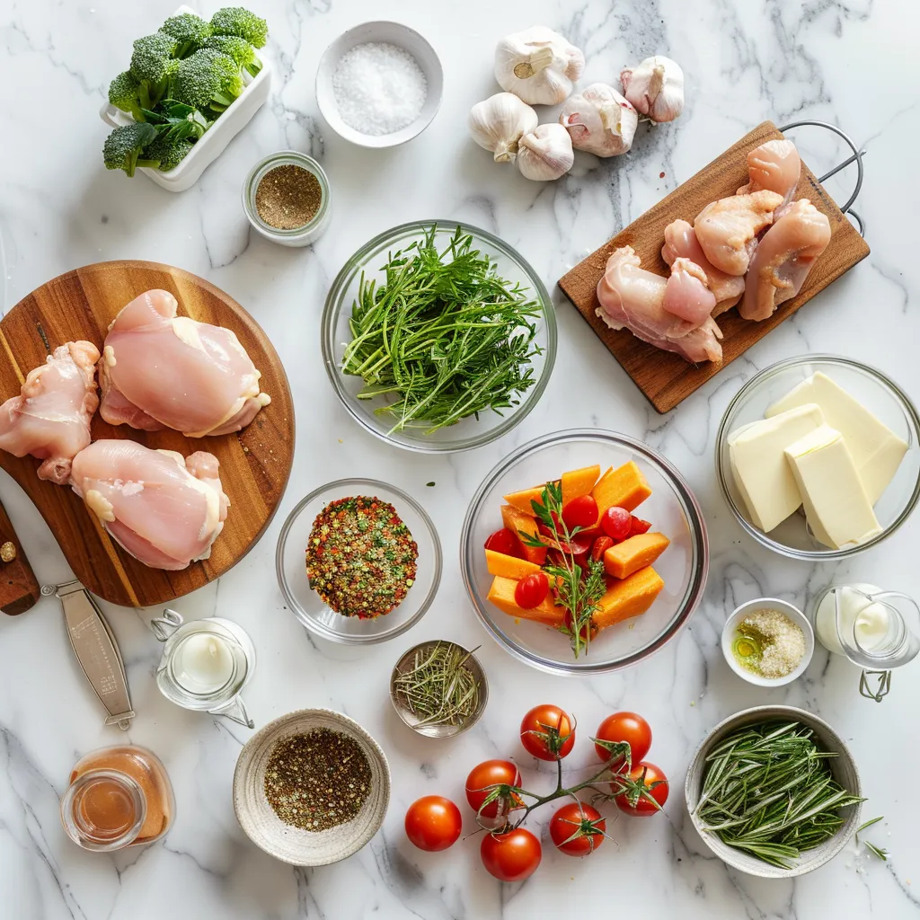 Golden 15-Minute Air Fryer Chicken ingredients