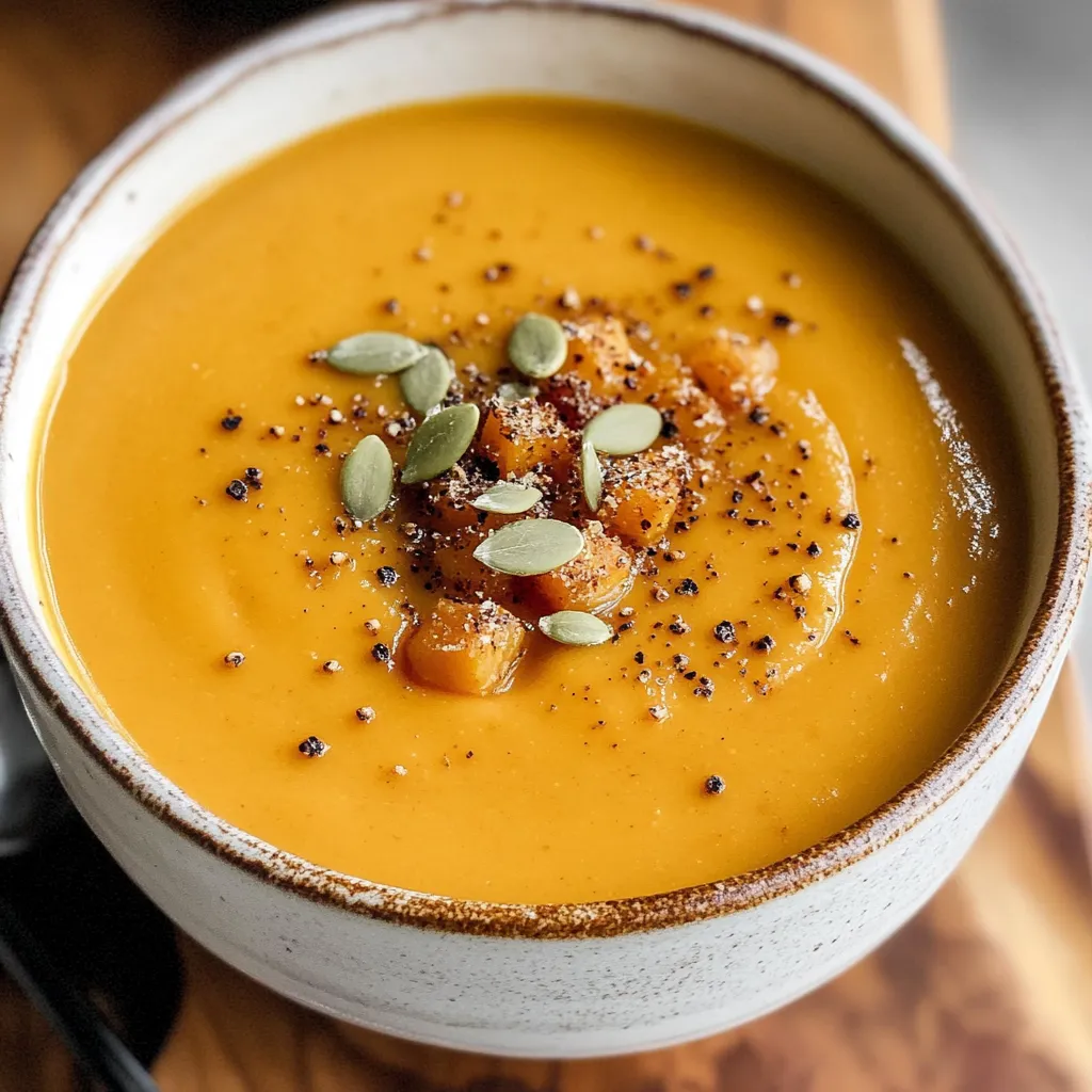 Tasty Panera Autumn Squash Soup Recipe (Copycat)