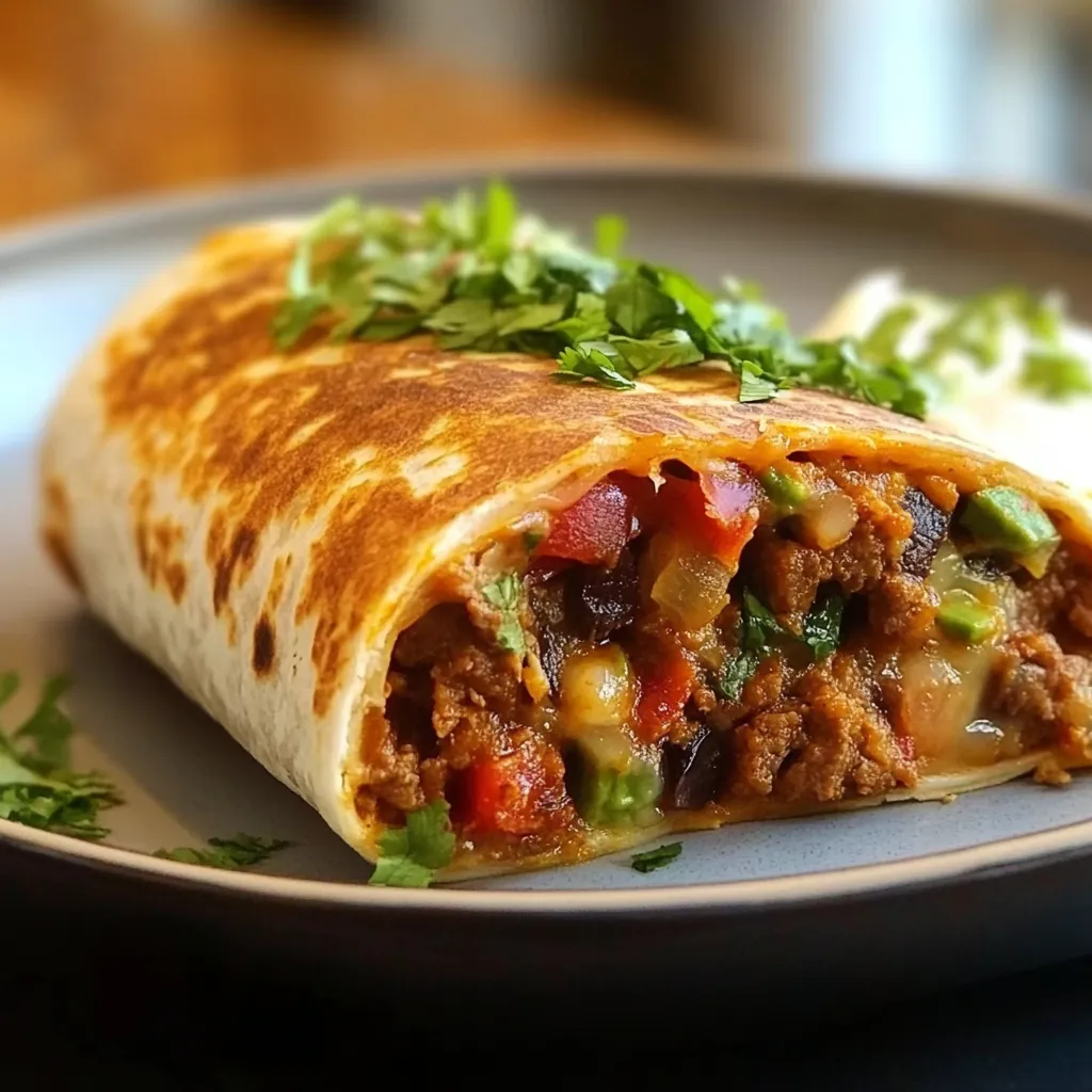 The Ultimate Stuffed Beef Burrito Tasty