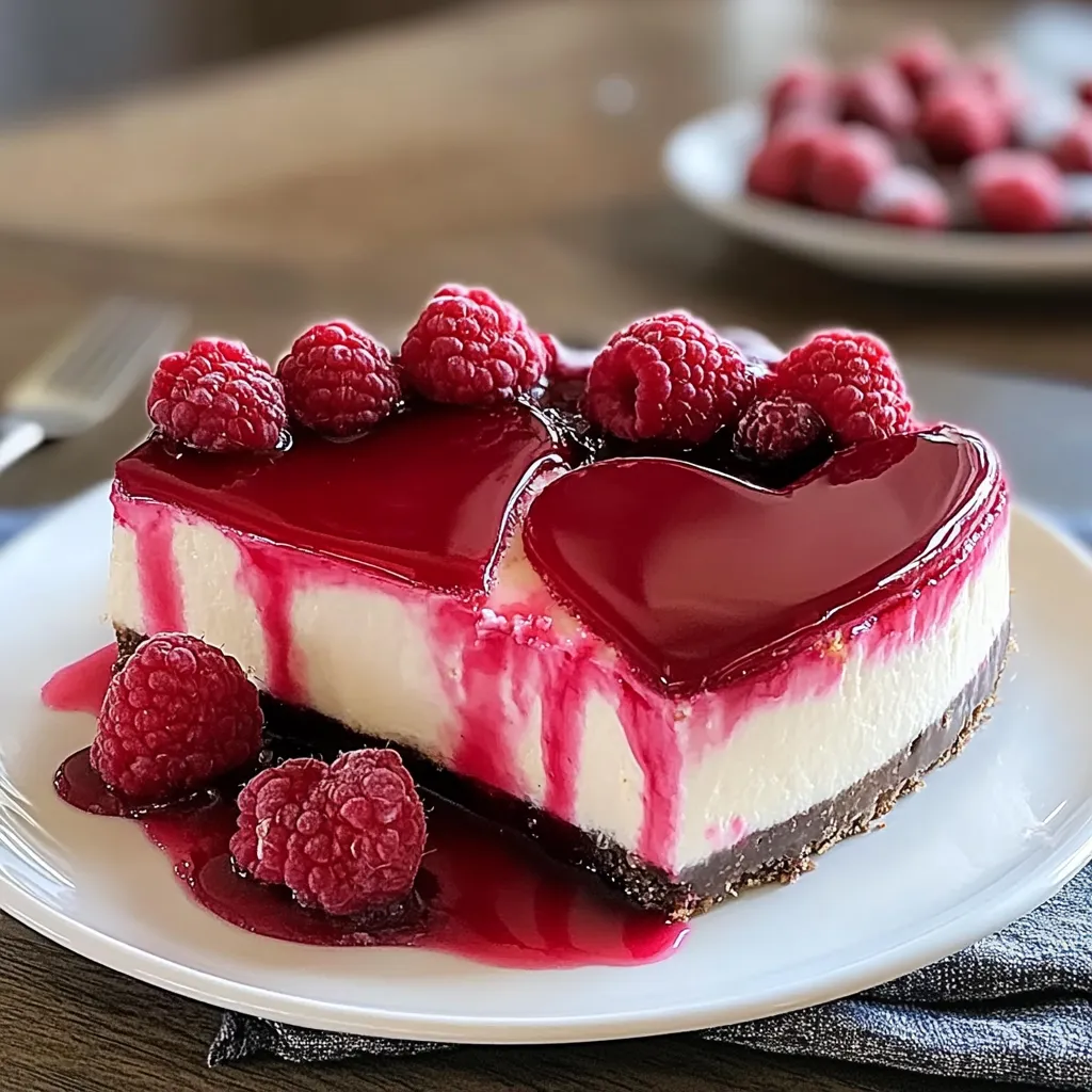 Raspberry Cheesecake Hearts for Sweet Moments