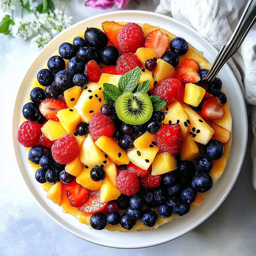 Savory Summer Fruit Salad