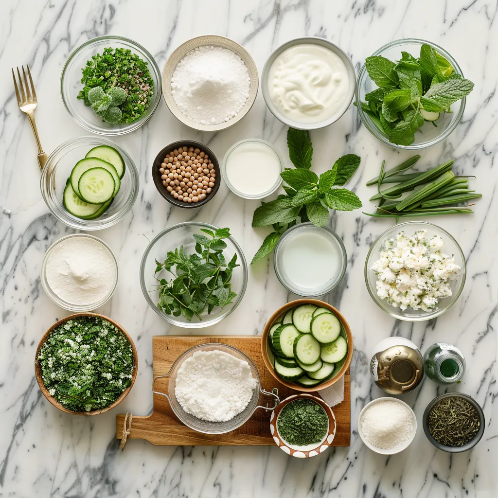 Shamrock Mint Milkshake Pie ingredients