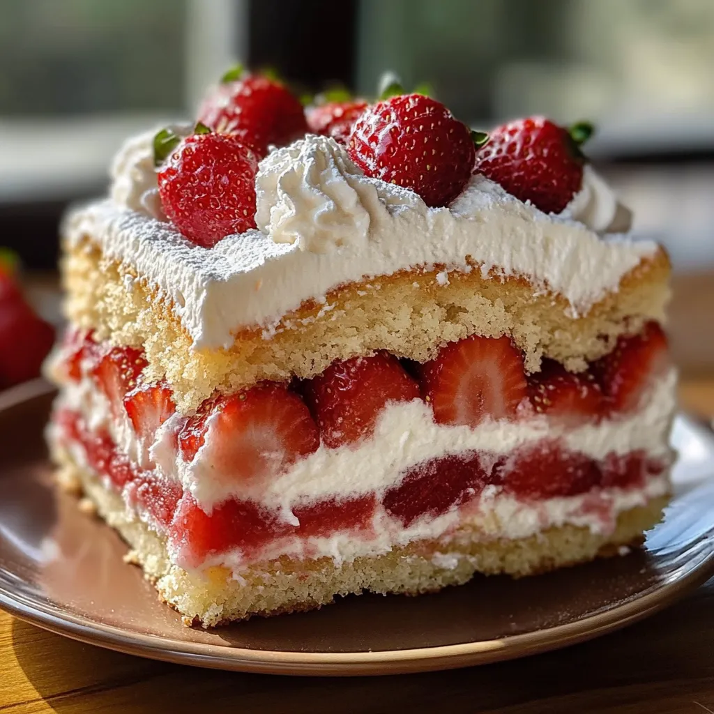 Unforgettable Strawberry Shortcake Cake in 5 Simple Steps Aromatic