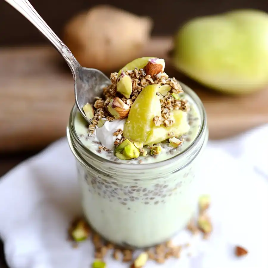 Creamy Irresistible Overnight Chia & Pistachio Parfait Recipe Recipe — Rich,
