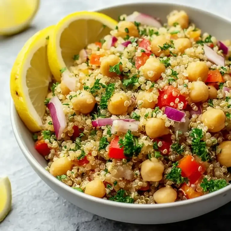 Incredible Lemon Herb Quinoa with Chickpeas: A Fresh Delight! — Healthy & Ready in 30 Minutes