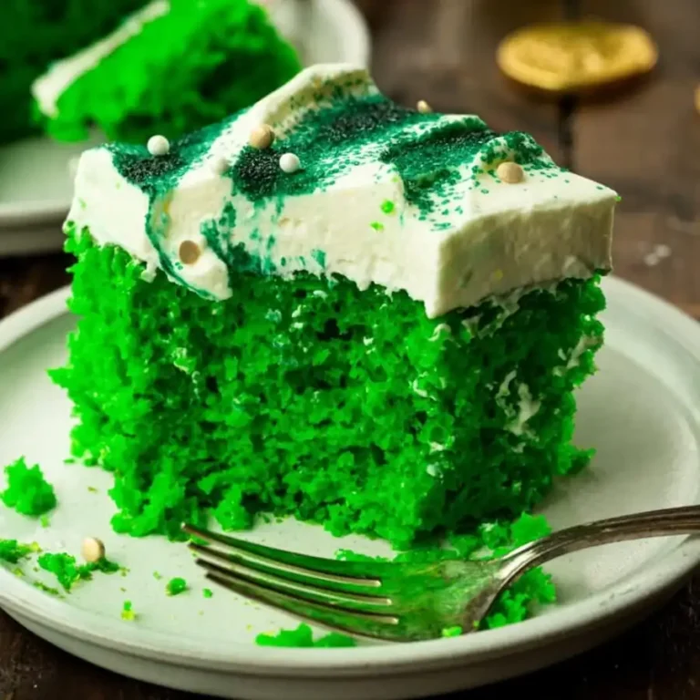 Crowd-Pleasing St Patrick’s Day Dessert – Shamrock Jello Poke Cake — Kid-Approved Family Favorite