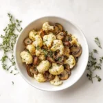 Garlic Mushroom Cauliflower Skillet – Easy One‑Pan Recipe