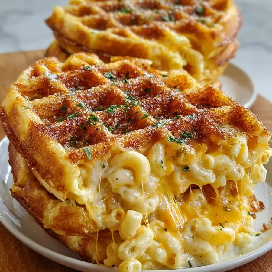 Foolproof Mac and Cheese Stuffed Waffles — 30-Min Family Dinner Everyone Loves