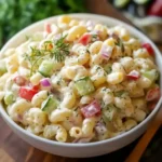 Creamy Greek Yogurt Macaroni Salad | Quick & Healthy