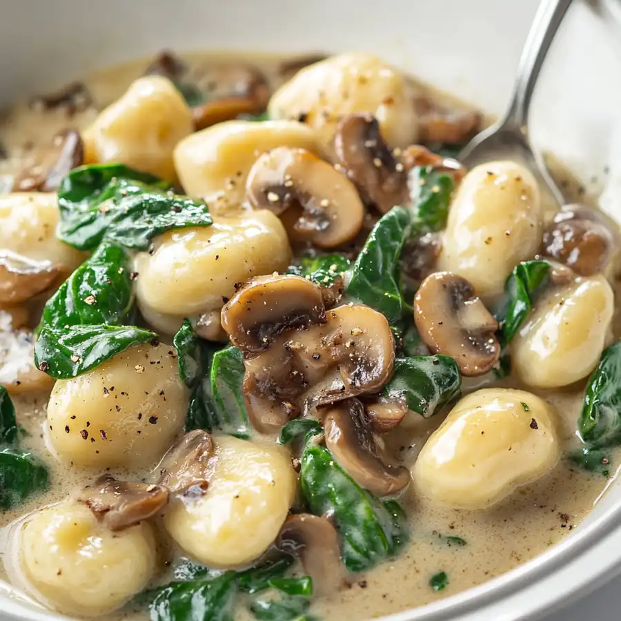 5-Star Creamy Spinach and Mushroom Gnocchi Recipe — 30-Min Family Dinner Everyone Loves