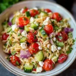 Fresh Lemon Orzo Pasta Salad Recipe – Bright & Zesty