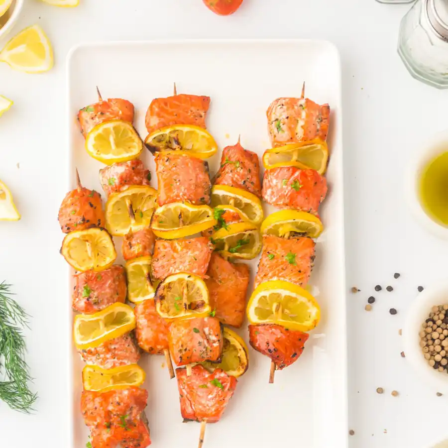 The Richest Easy Lemon Salmon Kabobs: Quick, Zesty, and Perfectly Grilled