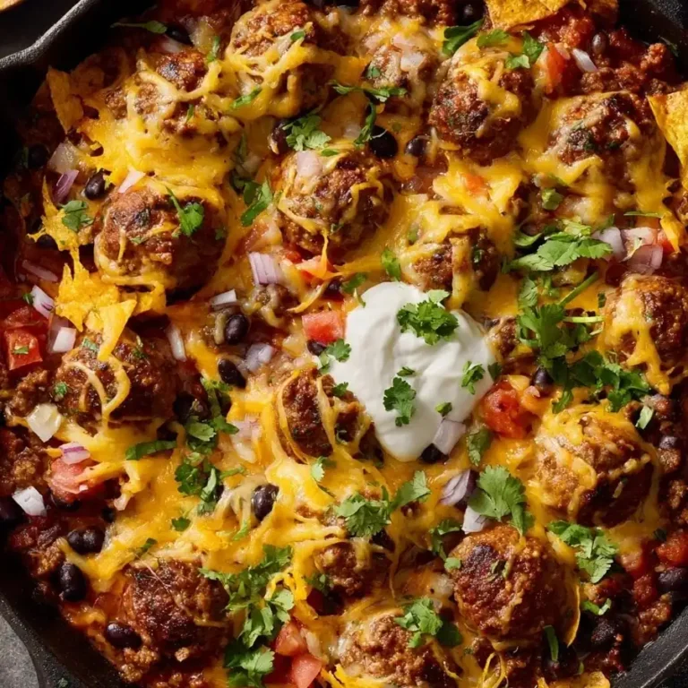 Unbeatable Skillet Chili & Meatballs Recipe — Faster Than Takeout