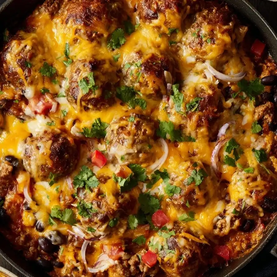 Unbeatable Skillet Chili & Meatballs Recipe — Faster Than Takeout