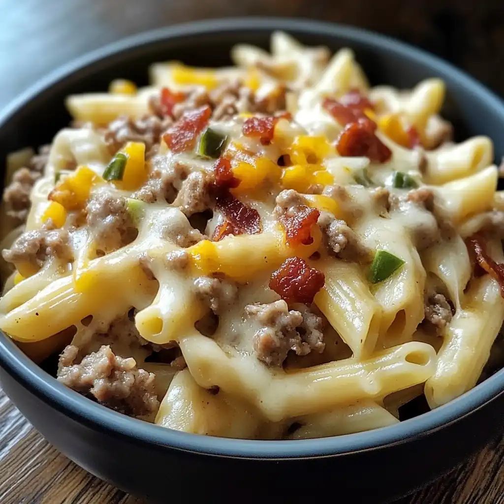 Loaded Bacon Cheeseburger Pasta: Comfort Food in One Plate