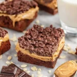 Peanut Butter Crunch Brownies — The Ultimate Gooey Chocolate Treat