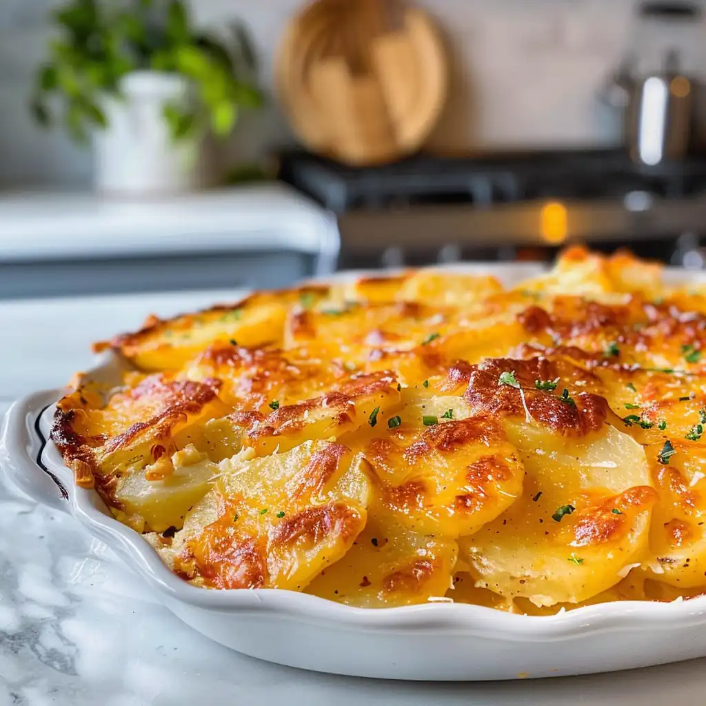 Cheesy Scalloped Potatoes – Comfort in Every Bite
