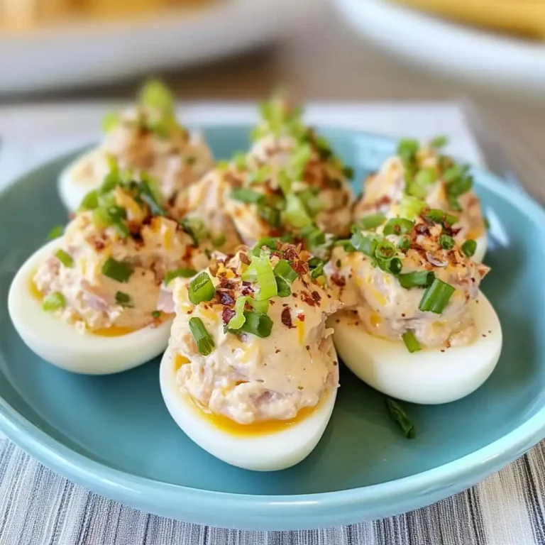 Irresistible Tuna Deviled Eggs – Flavor Explosion Awaits