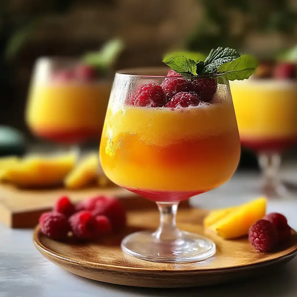 Tropical Bliss: Easy Raspberry Mango Daiquiris for Summer