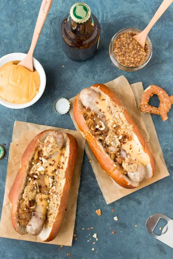 The Ultimate Grilled Beer Brats & Gooey Beer Cheese Dip