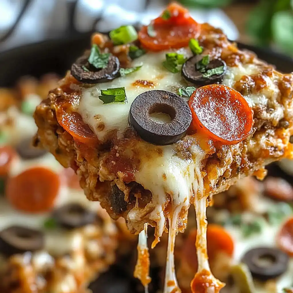 Cheesy Low Carb Pizza Casserole: The Ultimate Family Dinner!