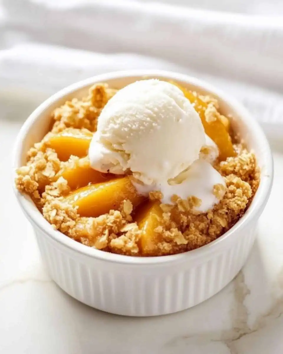 Golden Peach Crumble — The Ultimate Summer Dessert Hack