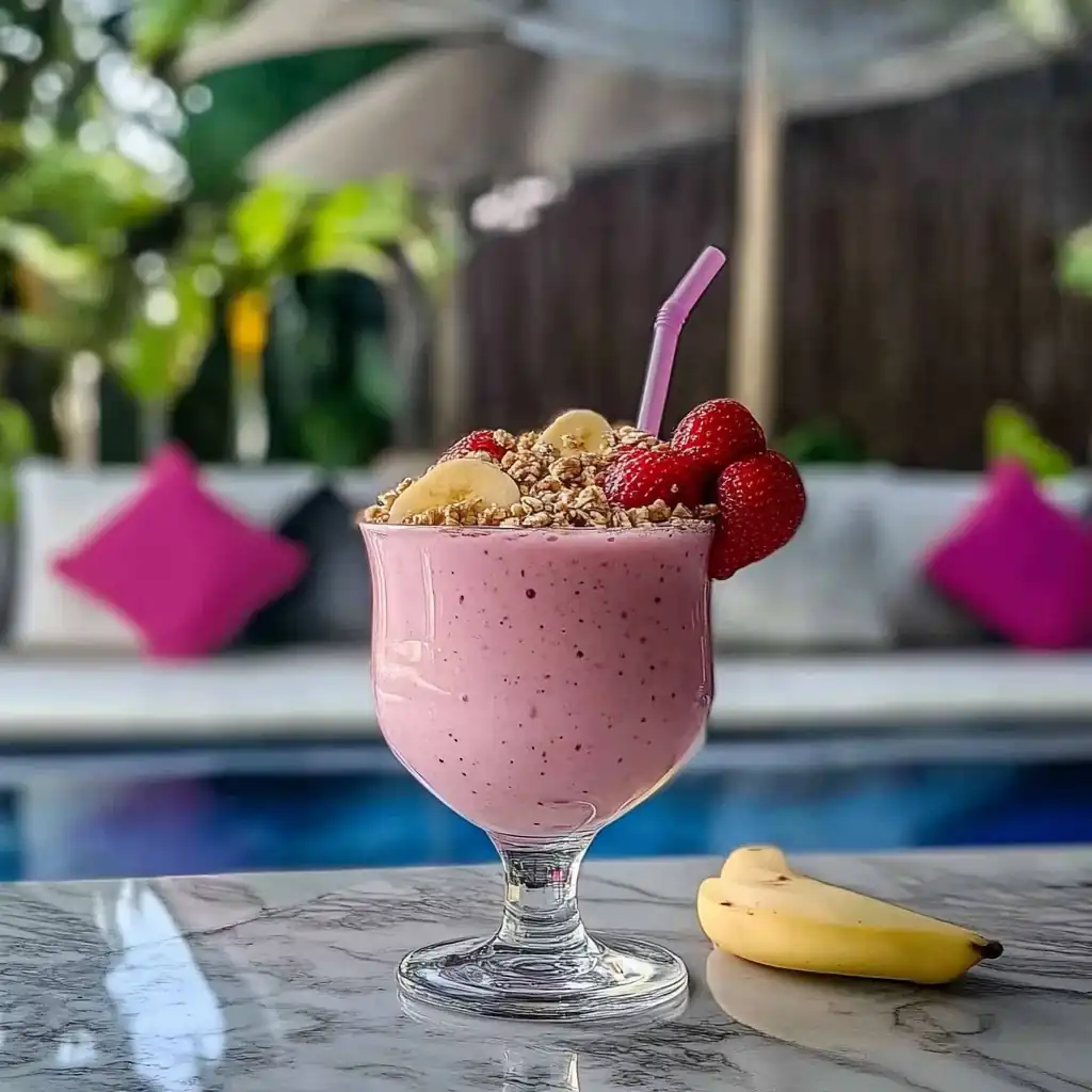 Tropical Green Energy Smoothie — Your Morning Wake-Up Call!