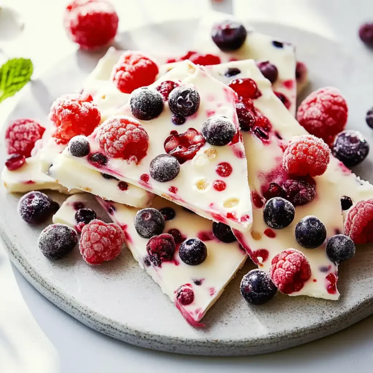 Frozen Yogurt Bark: The Healthiest 3-Ingredient Summer Treat