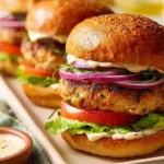 Zesty Mediterranean Chicken Burgers: A Fresh Weeknight Win