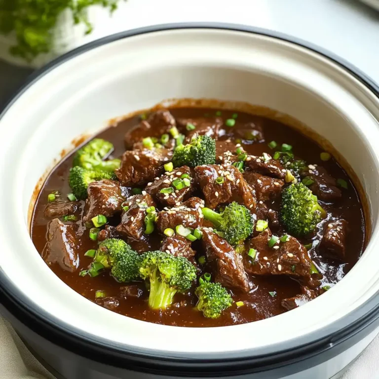 Slow Cooker Beef and Broccoli — Tender, Savory, and Effortless