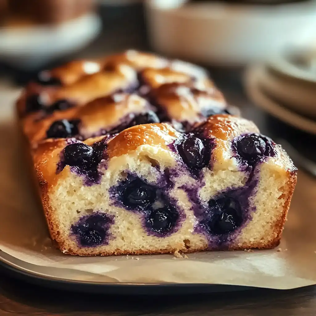 Blueberry Cream Cheese Bread — Blissful Morning Treat