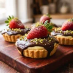 Decadent Chocolate-Covered Strawberry Ice Cream Tarts: Easy Homemade Recipe for Summer Delight | Strawberry Dessert Ideas