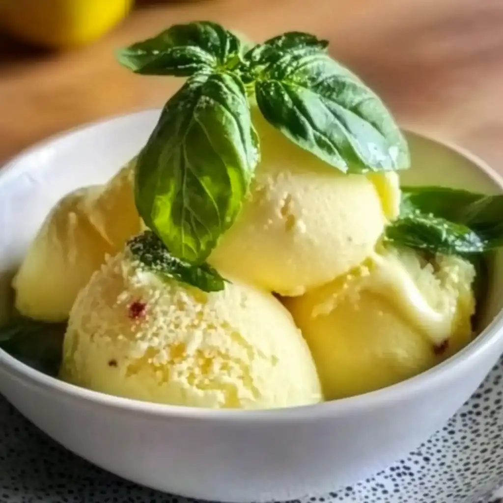 Zesty Lemon Basil Sorbet: The Ultimate Summer Cooler