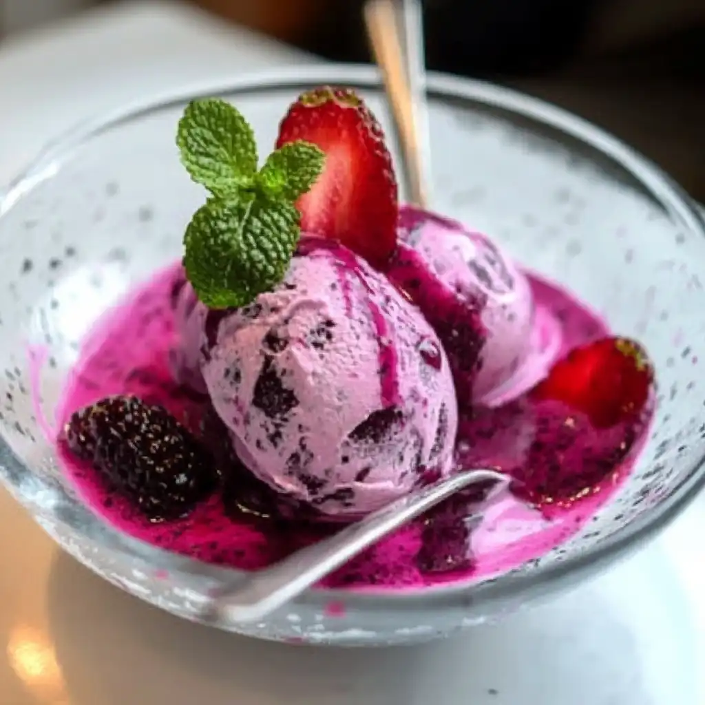 Vibrant Pink Dragon Fruit Sorbet: The Ultimate Summer Cooler!