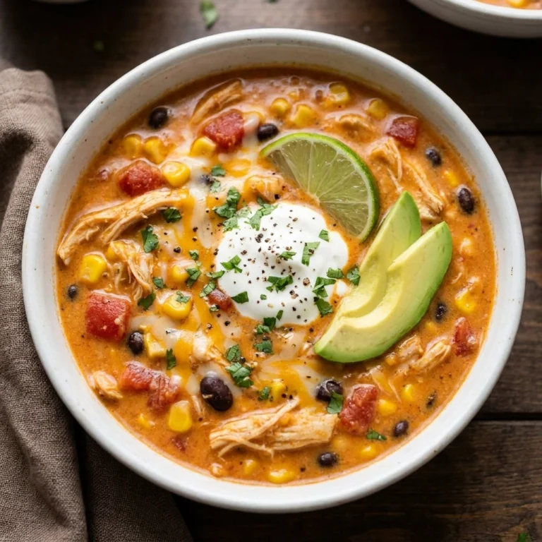 The Ultimate Creamy Chicken Enchilada Soup: A Comforting Feast | Easy Dinner Idea