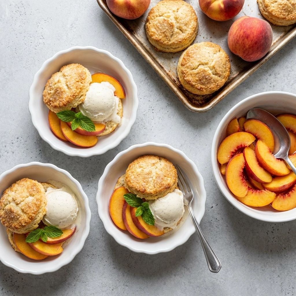 The Ultimate Peaches and Cream Shortcakes | Easy Summer Peach Dessert Recipe