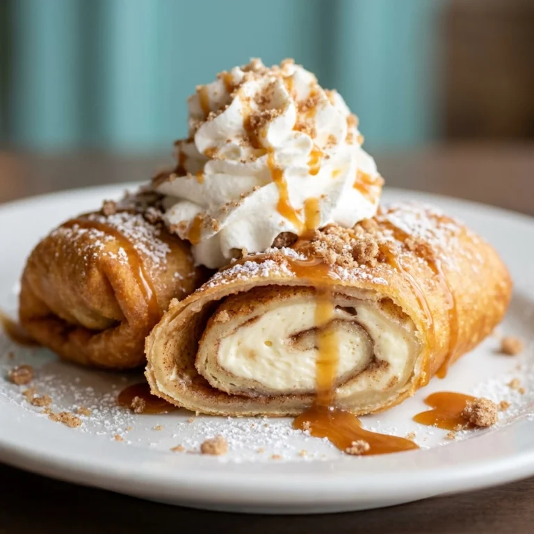 Cinnamon Roll Cheesecake Chimichangas: The Ultimate Dessert Fusion | Fried Dessert Ideas
