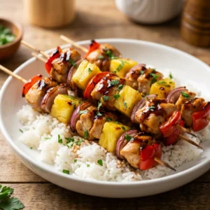 Pineapple Chicken Kabobs: Delight in This Easy Recipe! | Grilled Summer Dinner