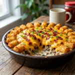 Savory Loaded Tater Tot Casserole Recipe with Crispy Bacon and Cheese Easy Guide | Comfort Food