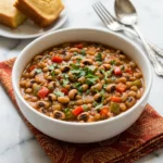 Hearty Slow Cooker Spicy Black Eyed Peas Recipe | Easy Crockpot Southern Dinner
