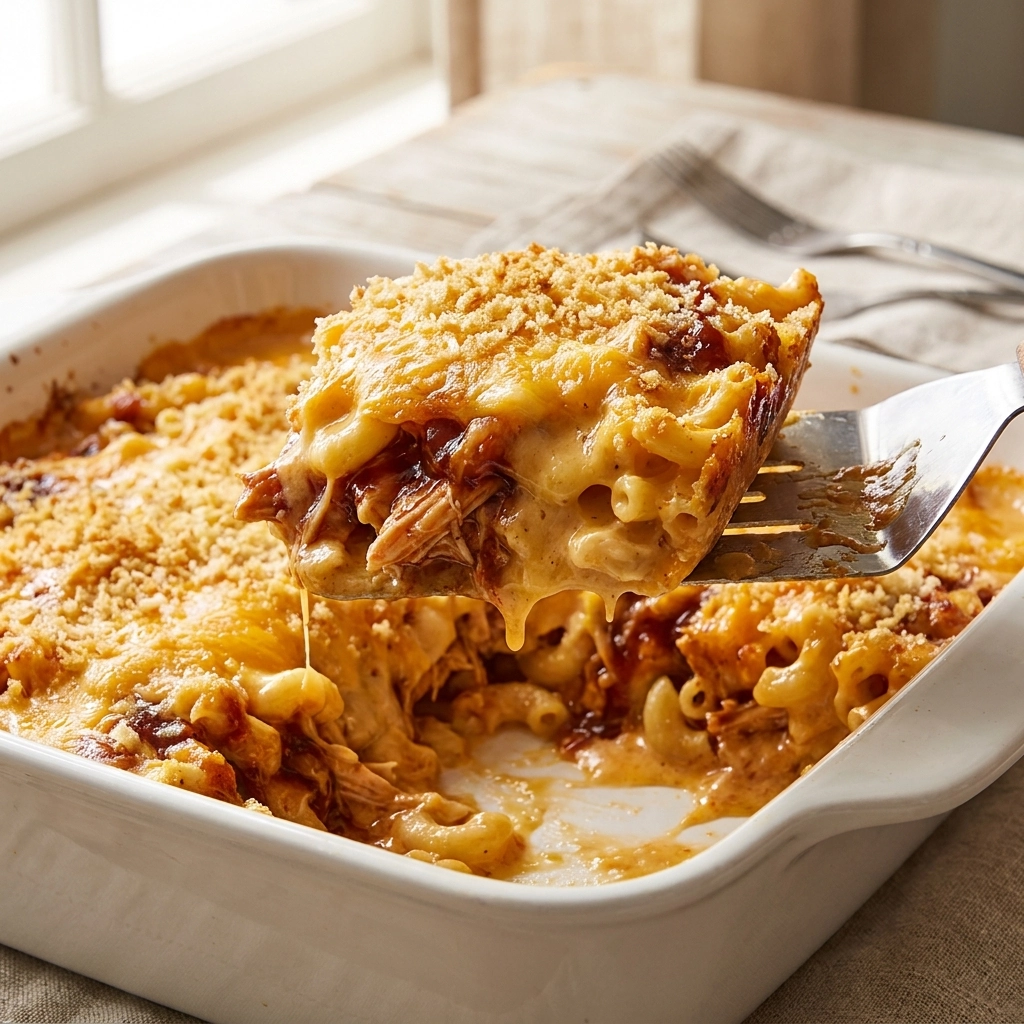 BBQ Chicken Mac and Cheese Casserole Recipe – Easy Family Dinner | Comfort Food Casserole