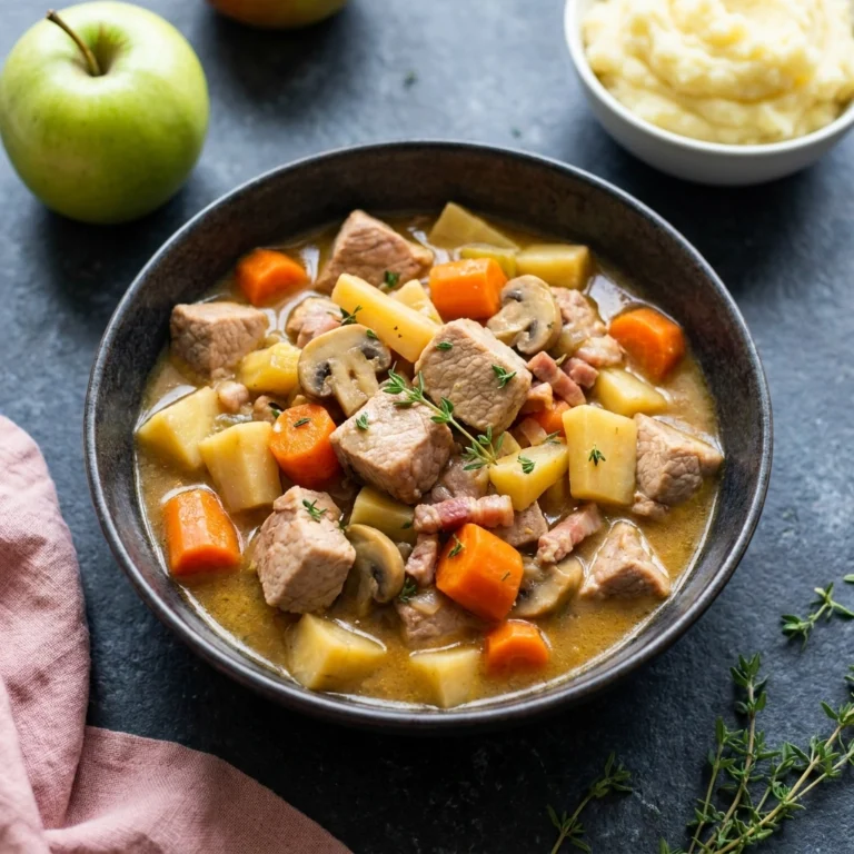 An Exploration of Pork and Apple Casserole | Cozy Autumn Pork Dinner Recipe