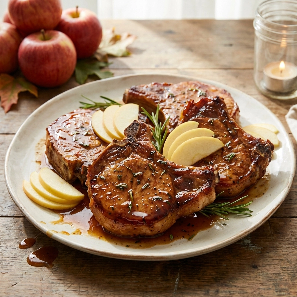 Slow Cooker Apple Cider Pork Chops Recipe: An Exploratory Guide to Tender Glazed Meat | Easy Crockpot Dinner