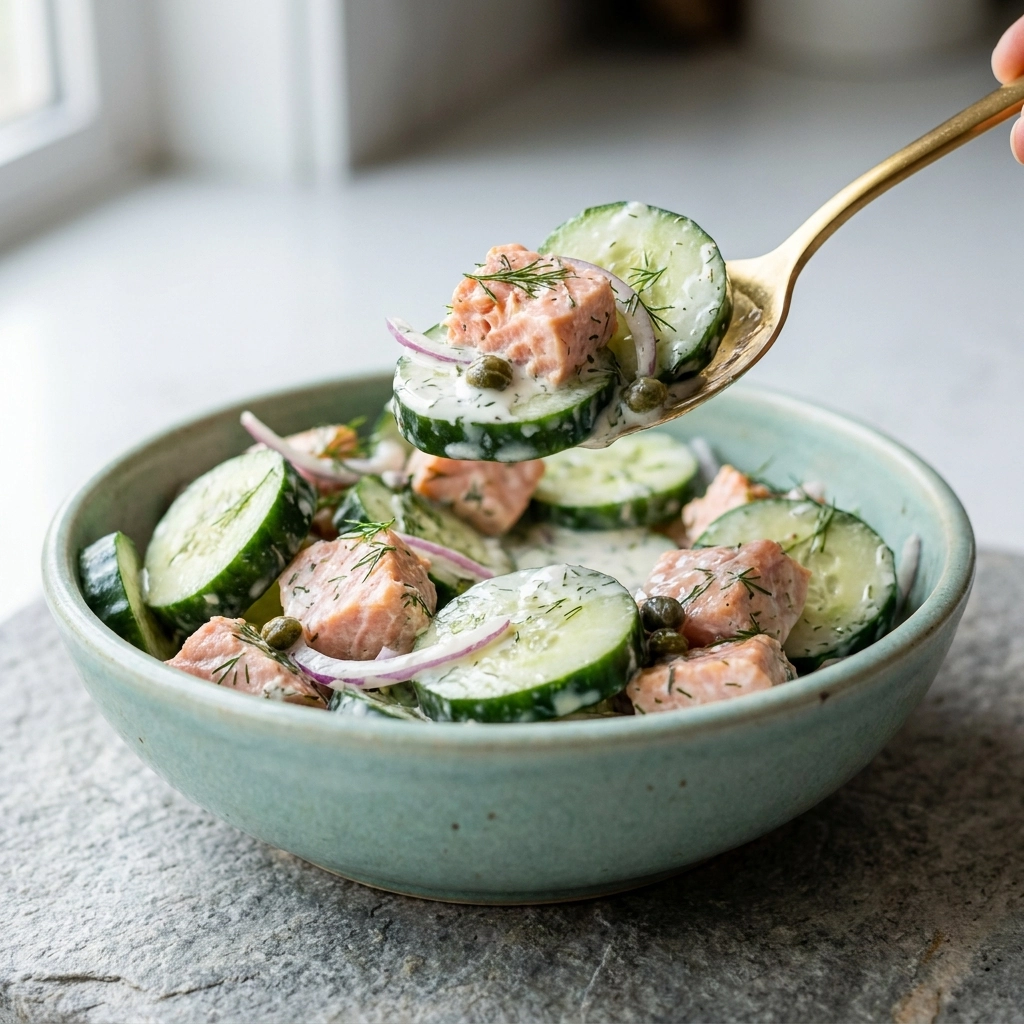 Fresh Salmon Cucumber Salad: A Zesty Summer Adventure | Healthy Omega-3 Lunch Ideas