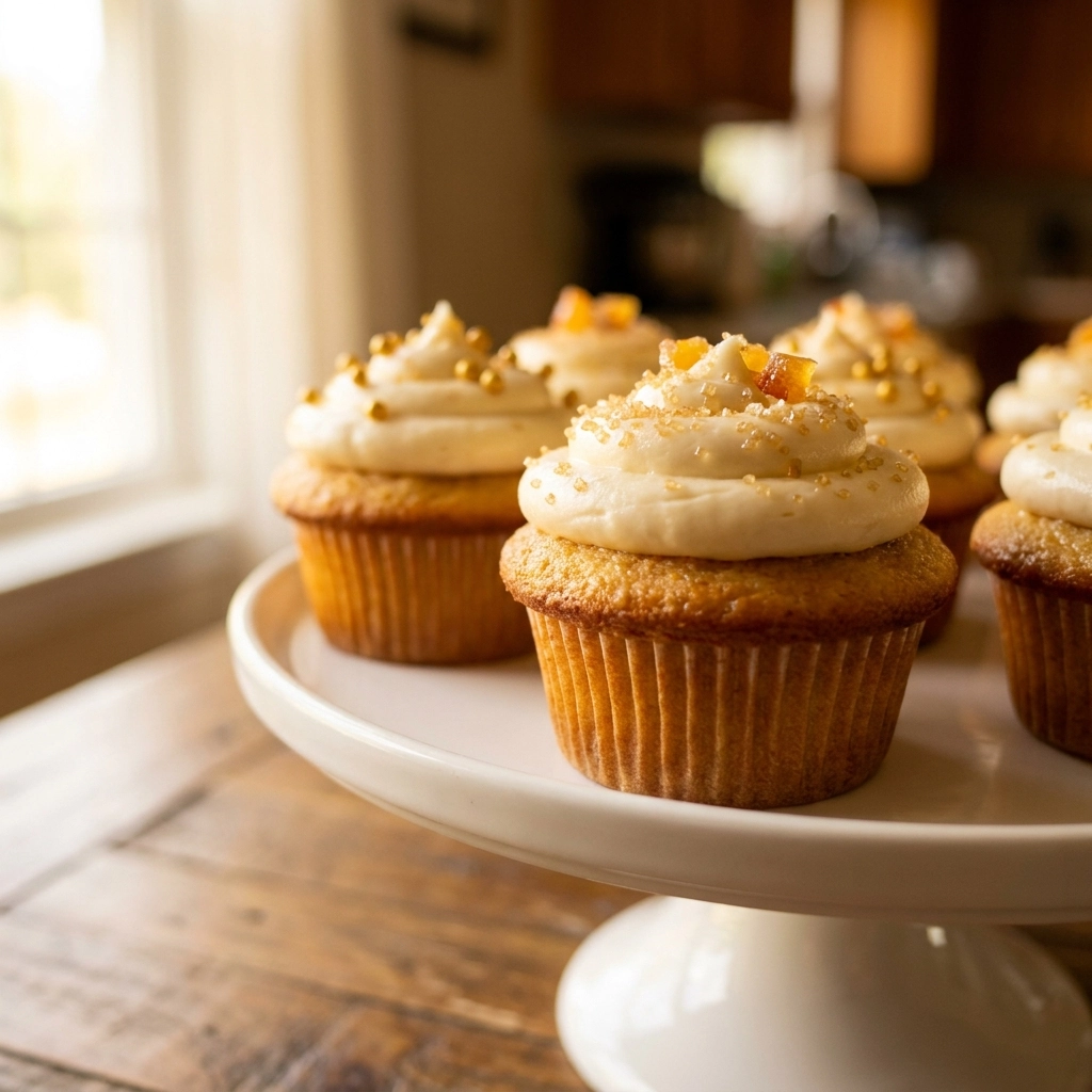 Honey Peach Cream Cheese Cupcakes – Sweet, Fruity, and Lusciously Creamy! | Summer Dessert